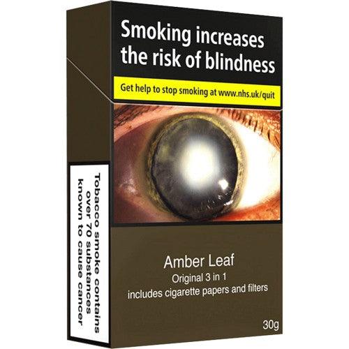 Amber Leaf Original 3 in 1 Tobacco 30g - adult-only Derby delivery | Bevvys2u