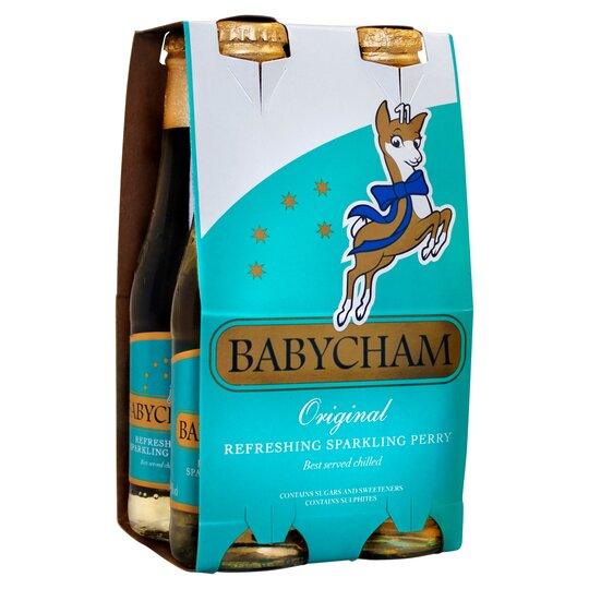 Babycham Sparkling Perry 4 X 200ml - Bevvys 2 U Same Day Alcohol Delivery Derby & Derbyshire