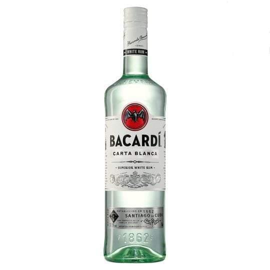 Bacardi Carta Blanca Rum 70cl - Bevvys2U