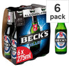 Becks Blue Alcohol Free Lager 6X275ml - Bevvys 2 U Same Day Alcohol Delivery Derby & Derbyshire