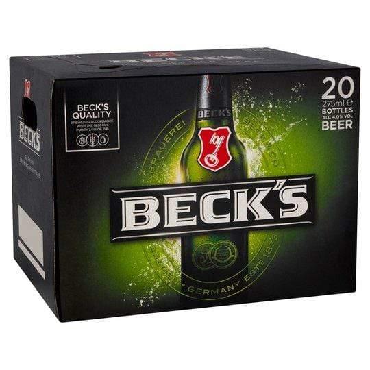 Becks Lager Beer 20x275ml - Bevvys2U