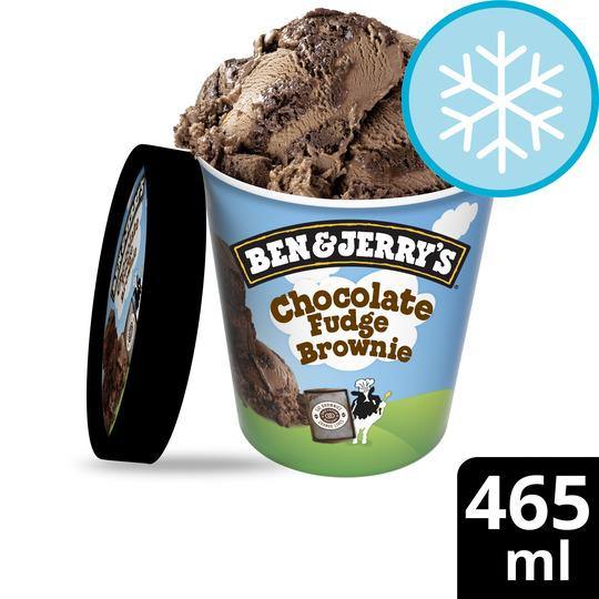 Ben & Jerry's Chocolate Fudge Brownie Ice Cream 465ml - Derby local delivery | Bevvys2u