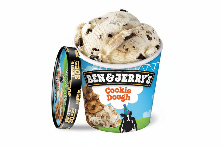 Ben & Jerry's Cookie Dough Vanilla Ice Cream 465ml - Derby local delivery | Bevvys2u