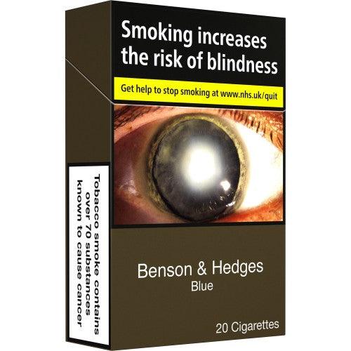 Benson & Hedges Blue Cigarettes 20s - adult-only Derby delivery | Bevvys2u