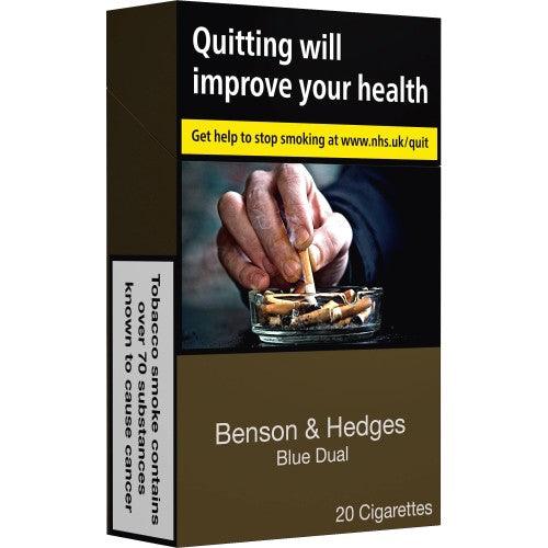 Benson & Hedges Blue Dual Cigarettes 20s - adult-only Derby delivery | Bevvys2u