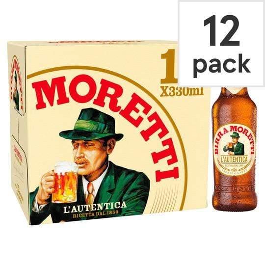 Birra Moretti Lager Beer 12X330ml - Bevvys 2 U Same Day Alcohol Delivery Derby & Derbyshire