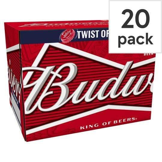 Budweiser 20 Pack 300ml - alcohol delivery Derby | Bevvys2u