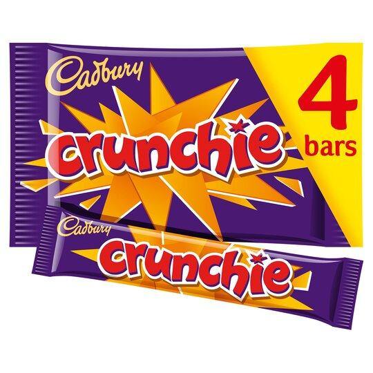 Cadbury Crunchie Bars 4 Pack 128G - Bevvys2U