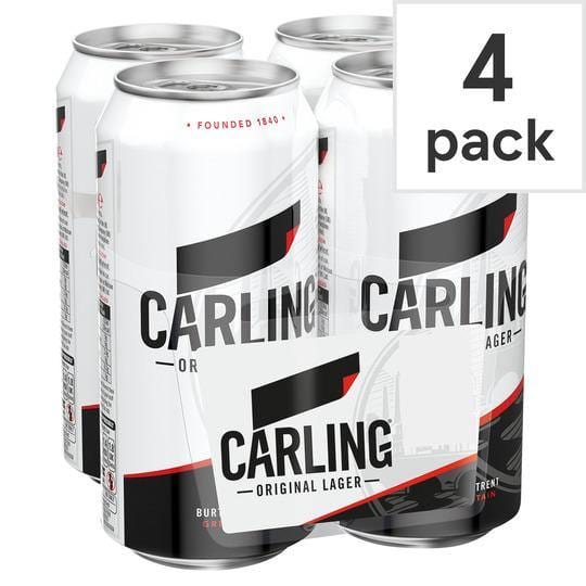 Carling Lager 4x440ml - alcohol delivery Derby | Bevvys2u