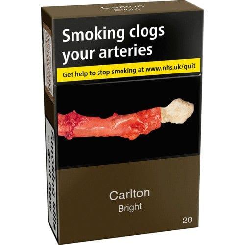 Carlton Bright Kingsize Cigarettes 20s - adult-only Derby delivery | Bevvys2u