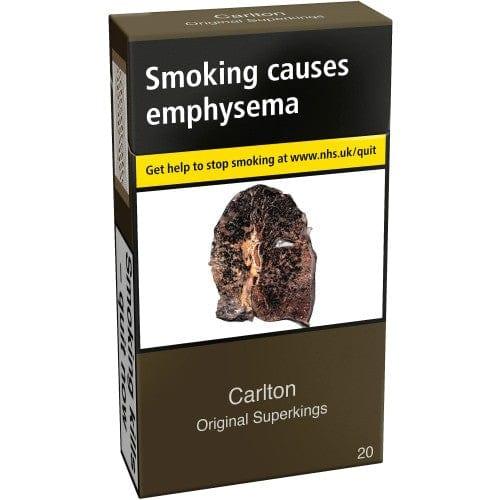 Carlton Original Superkings Cigarettes 20s - Alcohol, Snack and Groceries Delivery in Derby and Derbyshire - Bevvys2u - Order Online Now