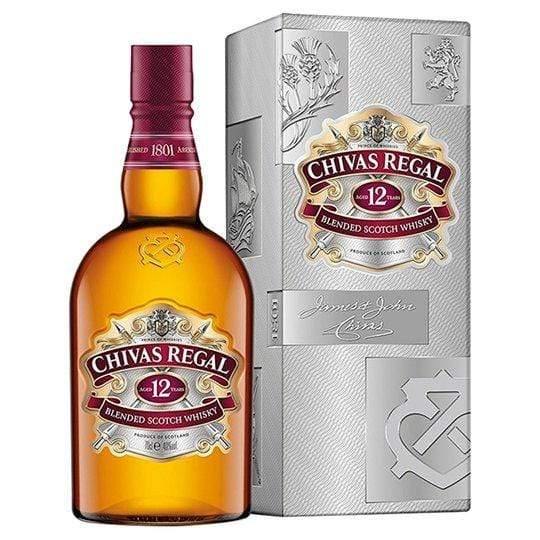 Chivas Regal 12 Year Old Blended Whisky 70cl - Bevvys 2 U Same Day Alcohol Delivery Derby & Derbyshire