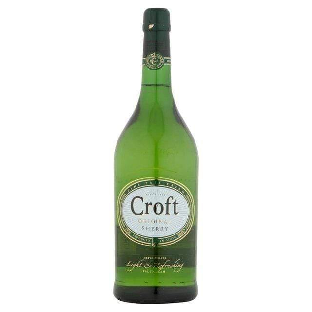 Croft Original Sherry Fine Pale Cream 1ltr - alcohol delivery Derby | Bevvys2u Derby