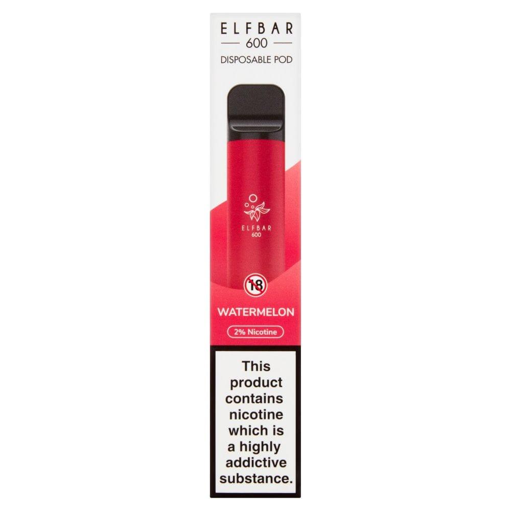 Elfbar 600 Disposable Pod Watermelon - Bevvys2U
