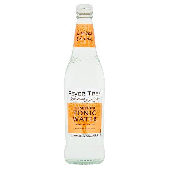 Fever-Tree Light Clementine Tonic Water 500ml - Bevvys 2 U Same Day Alcohol Delivery Derby & Derbyshire