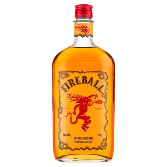 Fireball Cinnamon Whisky Liqueur 70cl - Bevvys2U