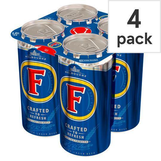 Fosters Larger 4x440ml Cans - alcohol delivery Derby | Bevvys2u Derby