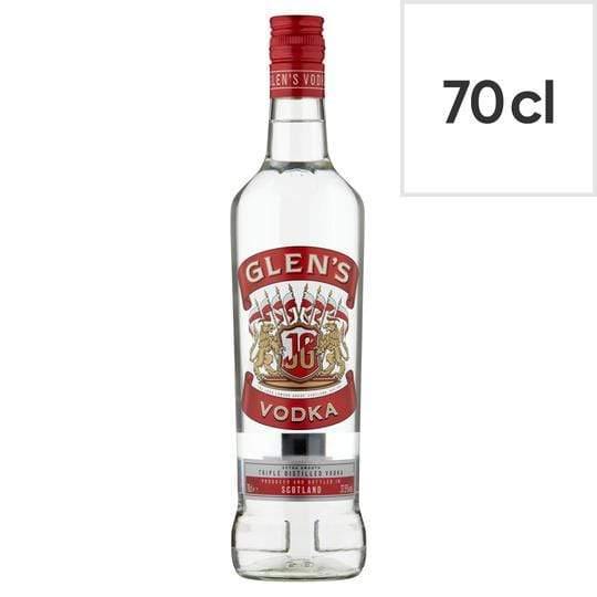 Glens Vodka 70cl - Bevvys2U