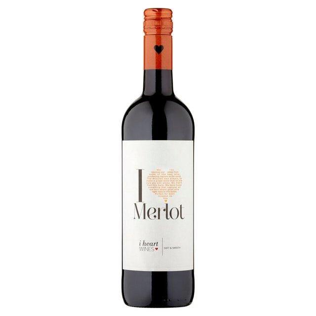 I Heart Merlot 75cl - Bevvys2U