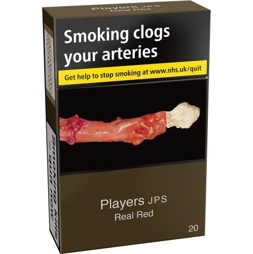 JPS Real Red Cigarettes Cigarettes 20s - adult-only Derby delivery | Bevvys2u