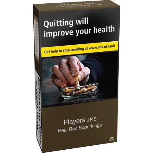 JPS Real Red Superkings Cigarettes, 20s - adult-only Derby delivery | Bevvys2u
