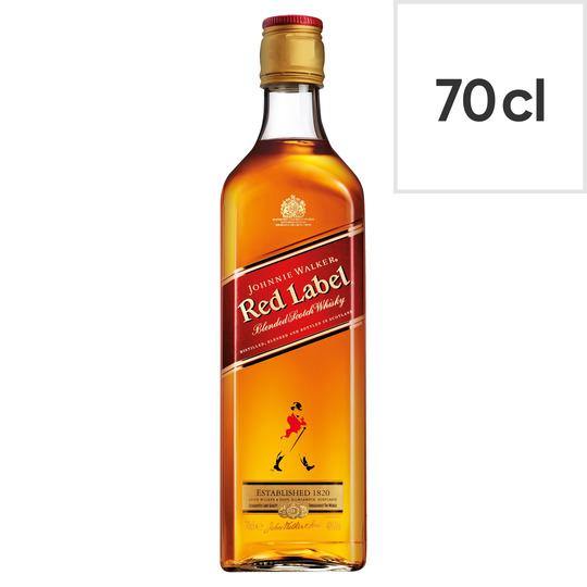 Johnnie Walker Red Label Whisky 70cl - alcohol delivery Derby | Bevvys2u