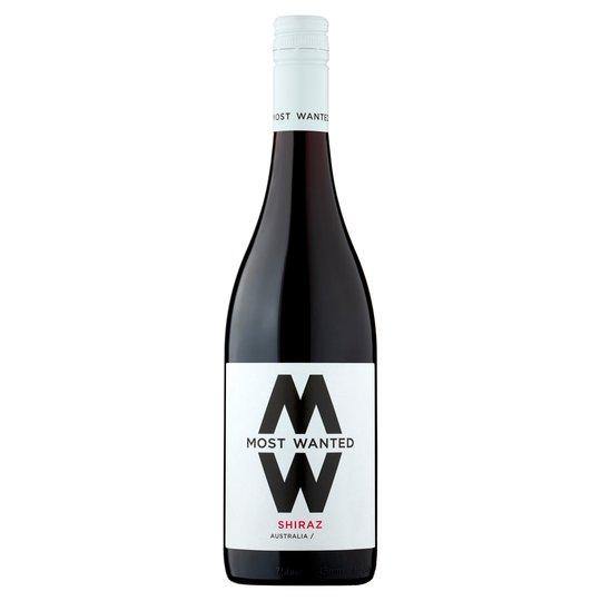 Most Wanted Shiraz 75cl - Bevvys 2 U Same Day Alcohol Delivery Derby & Derbyshire