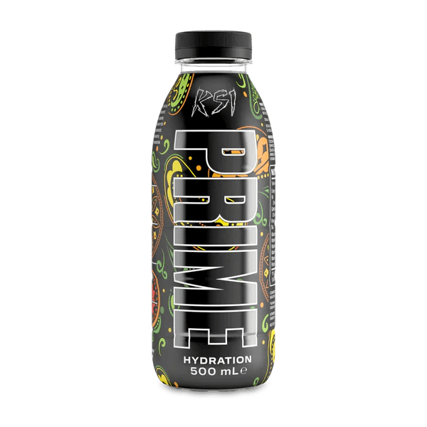 PRIME DRINK HYDRATION KSI BLACK LIMITED EDITION MANGO FLAVOUR - Bevvys2U