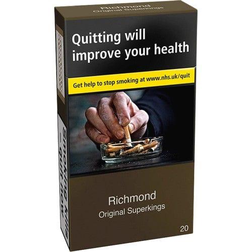 Richmond Original Superkings Cigarettes 20s - Bevvys2U