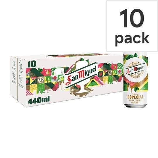 San Miguel Lager 10X440ml Can - Bevvys2U