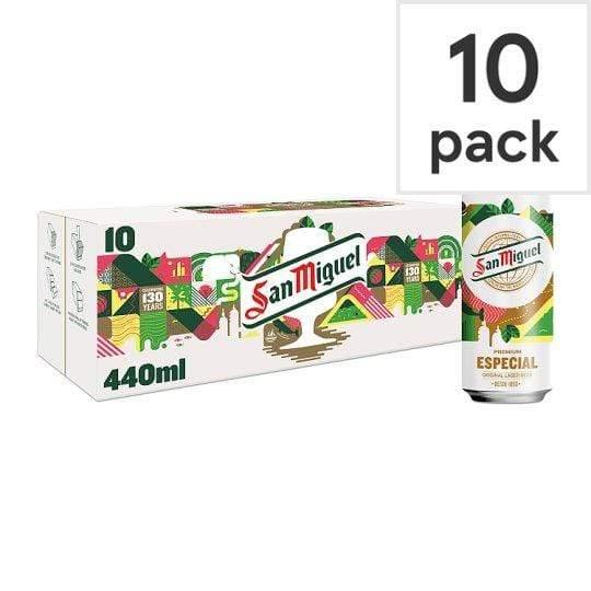 San Miguel Lager 10x440ml Cans - alcohol delivery Derby | Bevvys2u