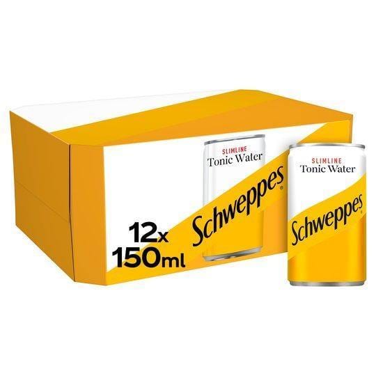 Schweppes Low Calorie Tonic 12X150ml Pack - Derby local delivery | Bevvys2u