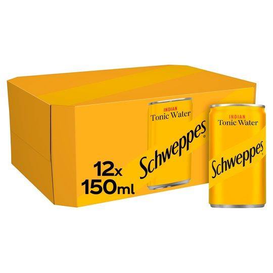 Schweppes Tonic 12X150ml Pack - Derby local delivery | Bevvys2u