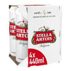 Stella Artois 4X440ml Cans - Bevvys 2 U Same Day Alcohol Delivery Derby & Derbyshire