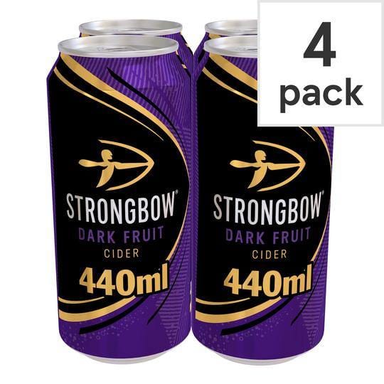 Strongbow Dark Fruit Cider 4X440ml - Bevvys2U