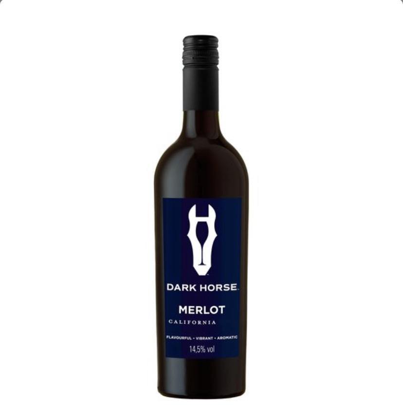 Dark Horse Merlot 75cl - Bevvys2U