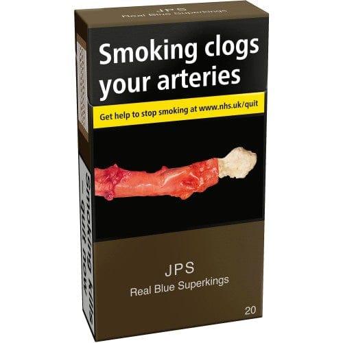 JPS Superkings Real Blue Cigarettes 20s - adult-only Derby delivery | Bevvys2u