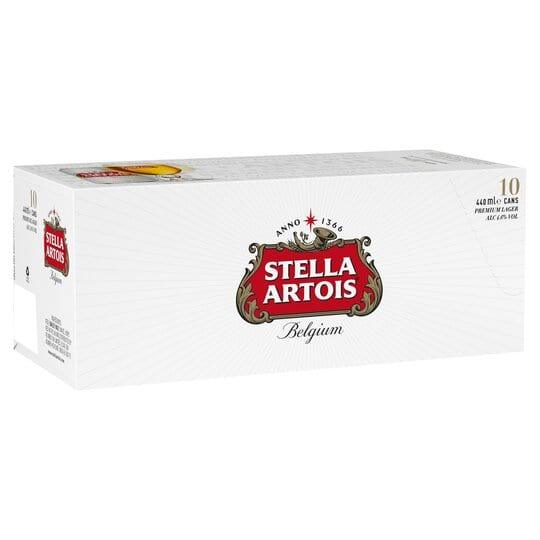Stella Artois Lager 10x440ml - alcohol delivery Derby | Bevvys2u
